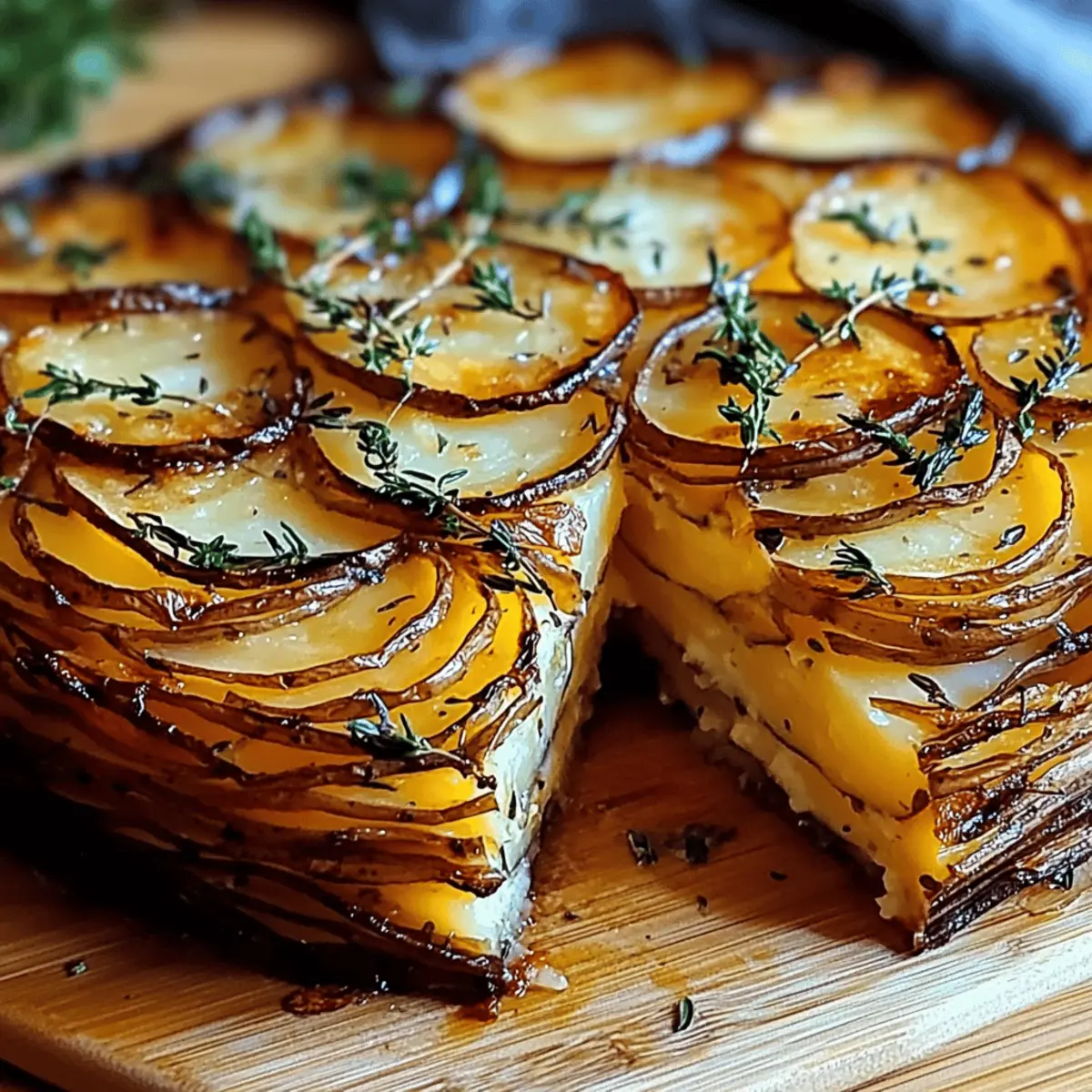 Crispy Balsamic Thyme Potato Torte: Elevate Your Dinner Game