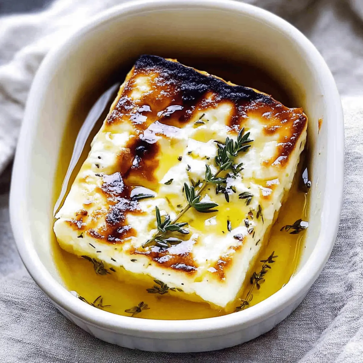 Baked Feta with Honey and Thyme: A Creamy Delight!