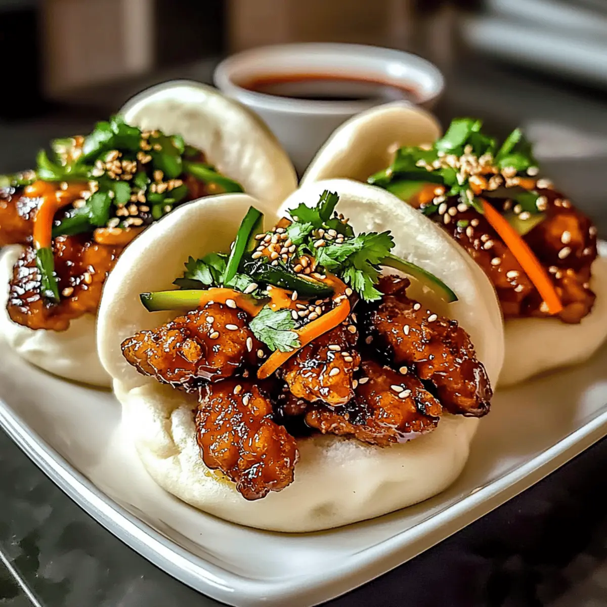 Korean Chicken Bao Buns: Fluffy Buns, Bold Flavors Await