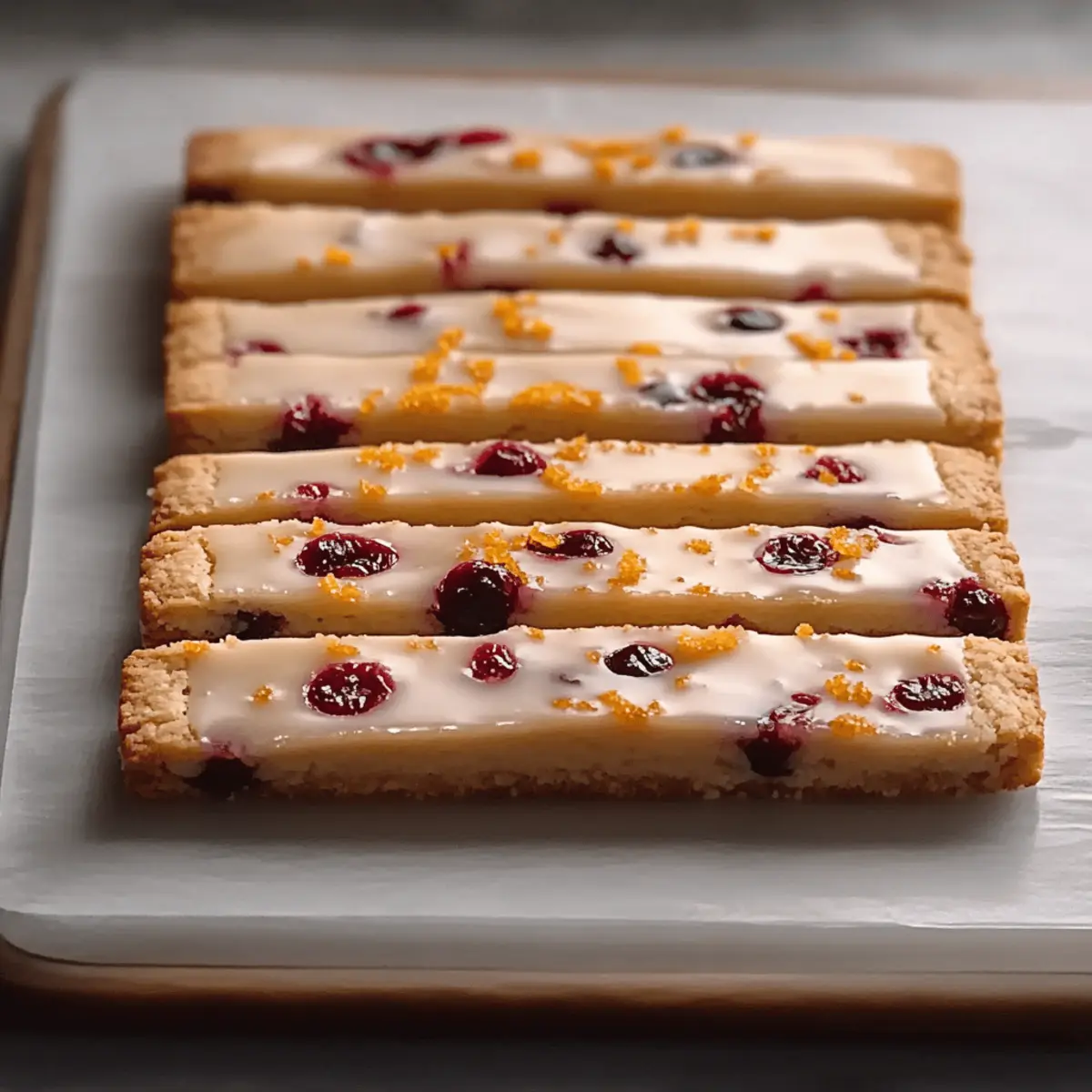 Melt-in-Your-Mouth Orange Cranberry Shortbread Cookies Delight