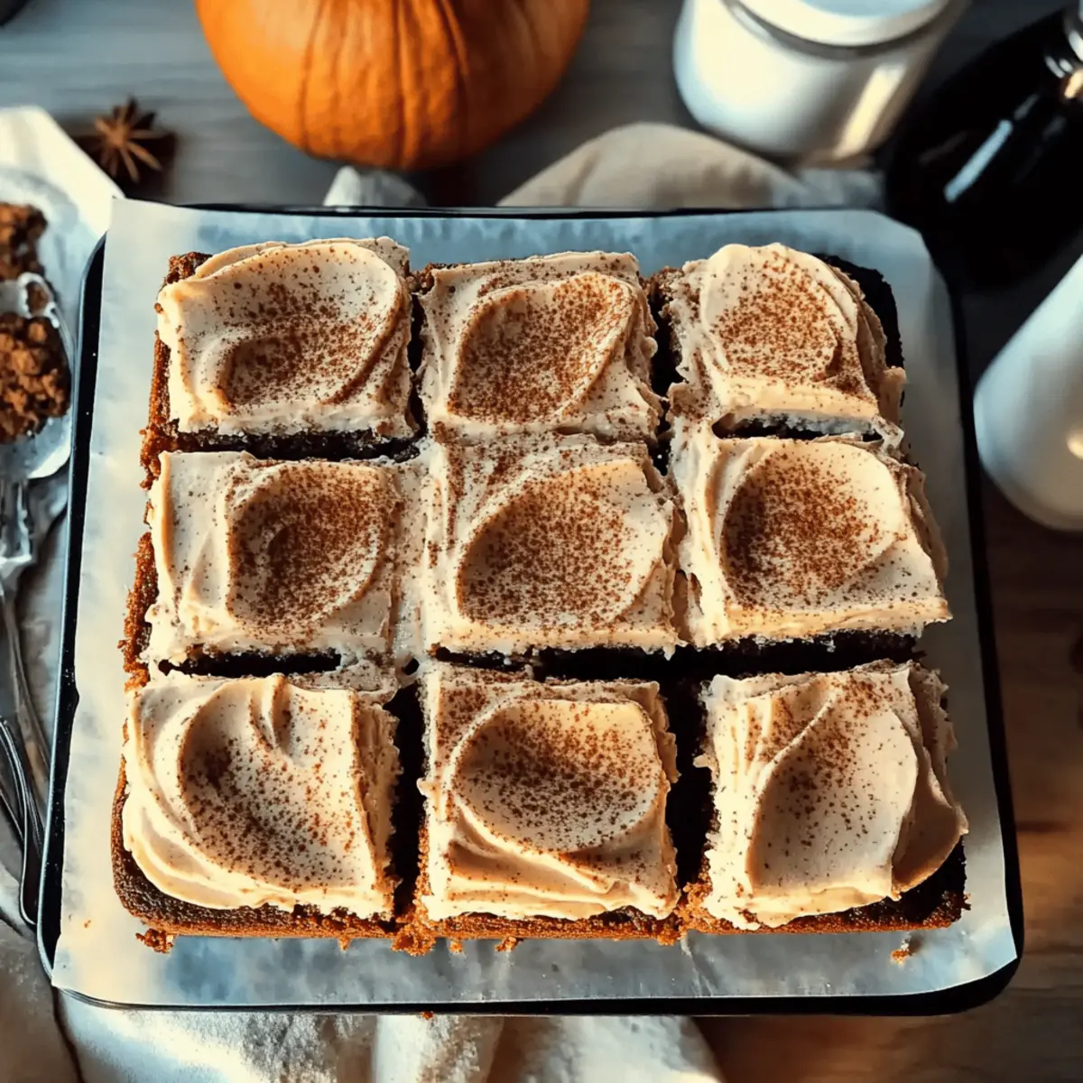 Pumpkin Chai Cake with Brown Butter Frosting Bliss