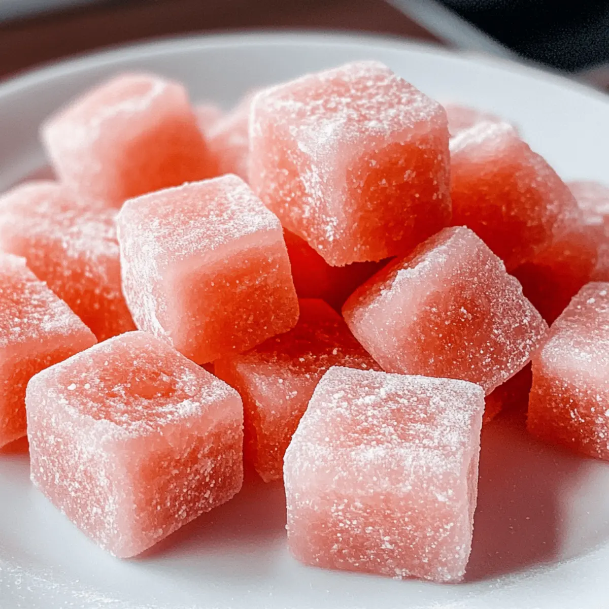 Delightful Watermelon Mochi: A Refreshing Vegan Treat