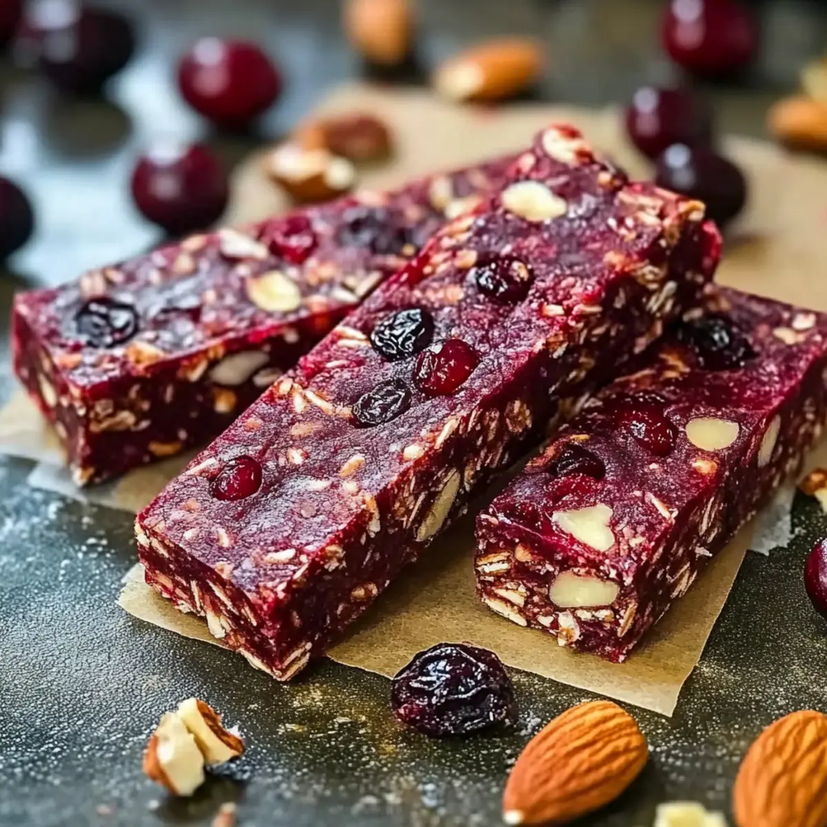 Raw Cranberry Nut Energy Bars for Wholesome Snacking