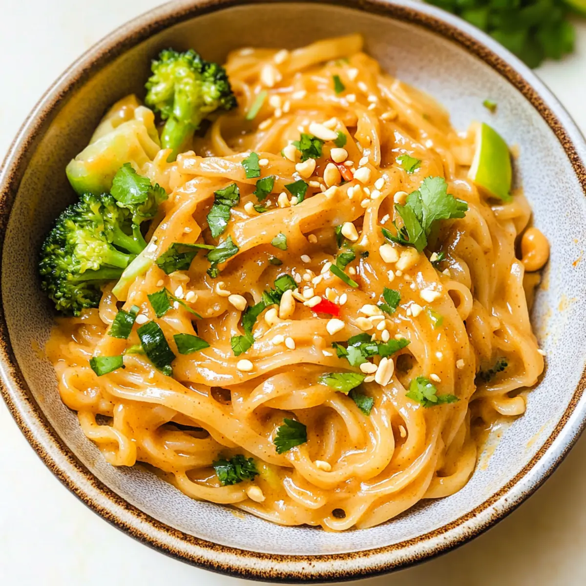 Savor These Flavorful Red Curry Peanut Noodles in 30 Minutes