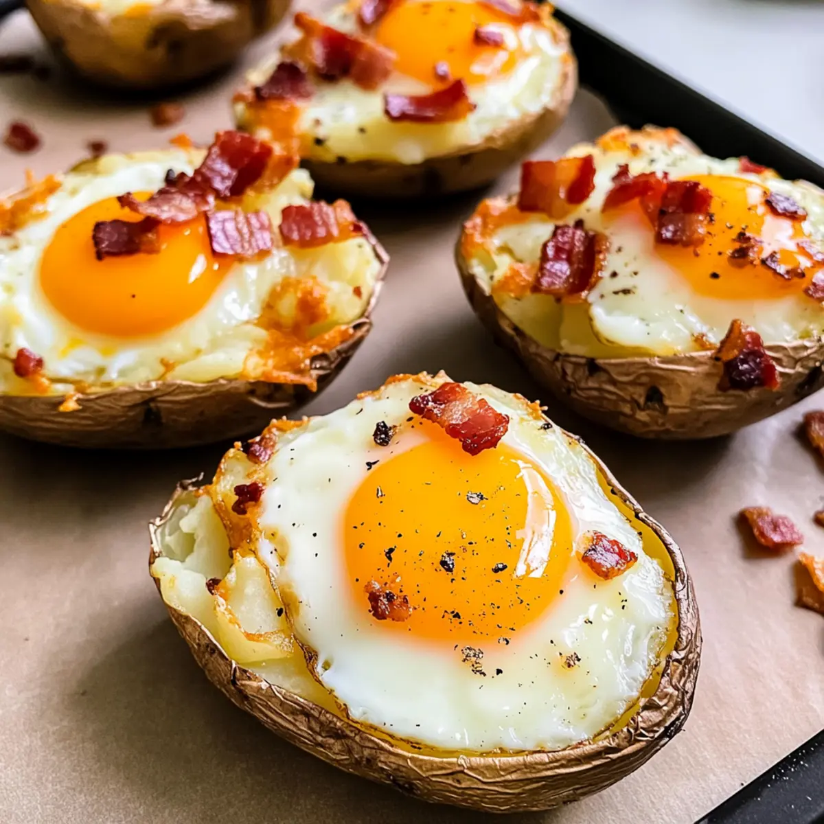 Twice Baked Loaded Breakfast Potatoes for Cozy Mornings