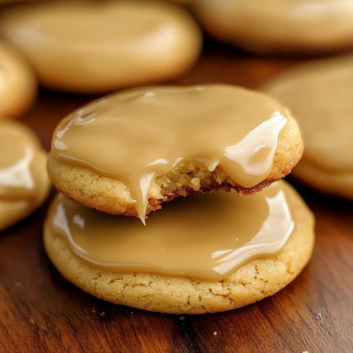 Soft Maple Cookies with Brown Butter Icing for Fall Bliss