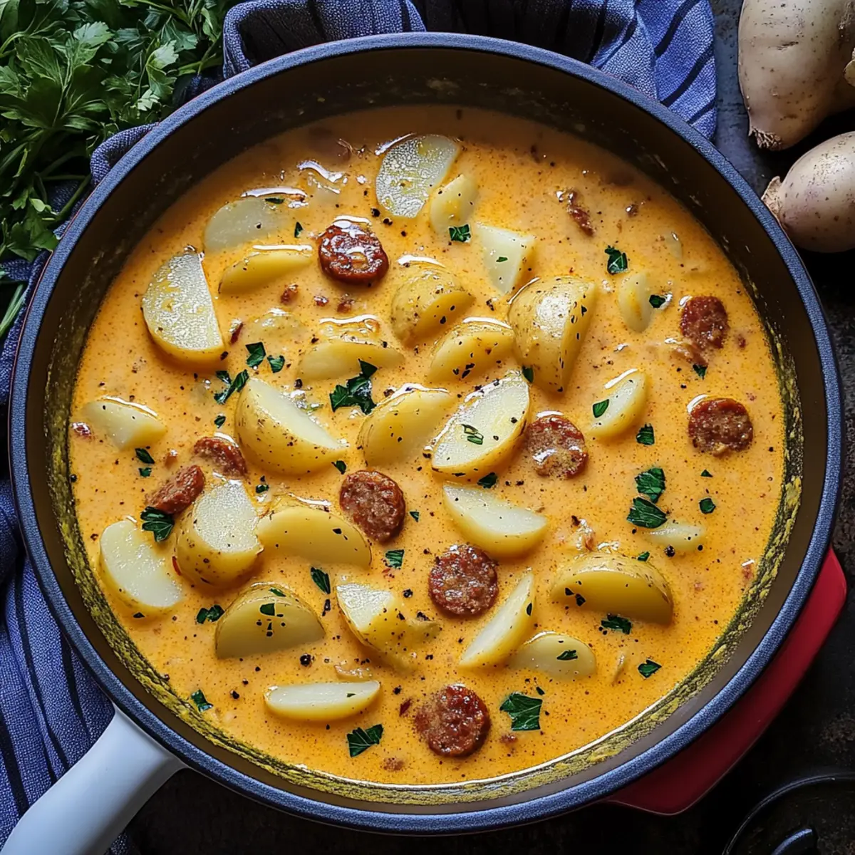Spicy Cajun Potato Soup: Comfort in Every Creamy Spoonful