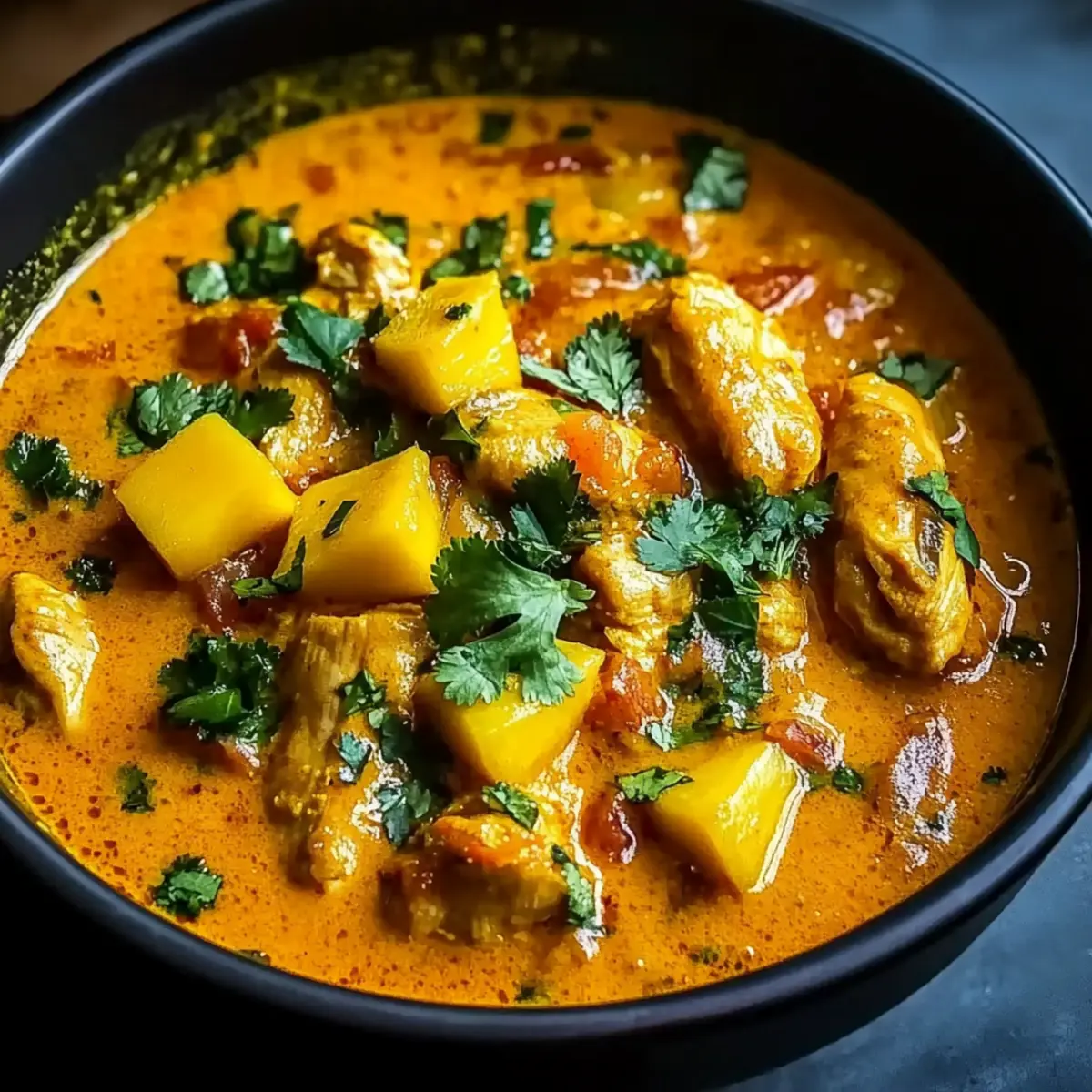 Mango Chicken Curry: A Tropical Twist for Family Dinner