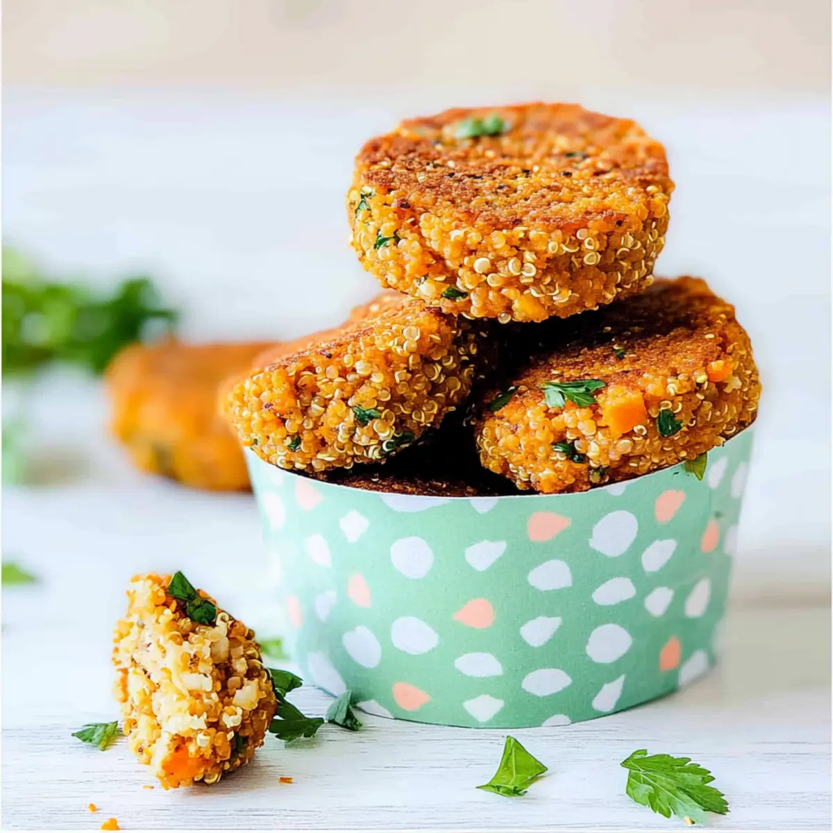 Crispy Potato Quinoa Cakes Perfect for Healthy Snacking
