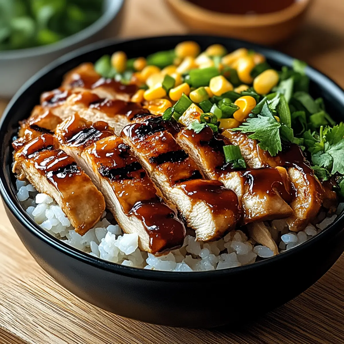 Sweet and Smoky Honey BBQ Chicken Rice Bowl Delight