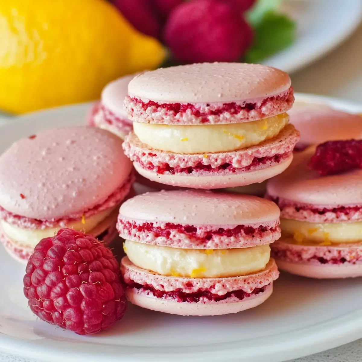 Heavenly Lemon Raspberry Macarons for Sweet Celebrations