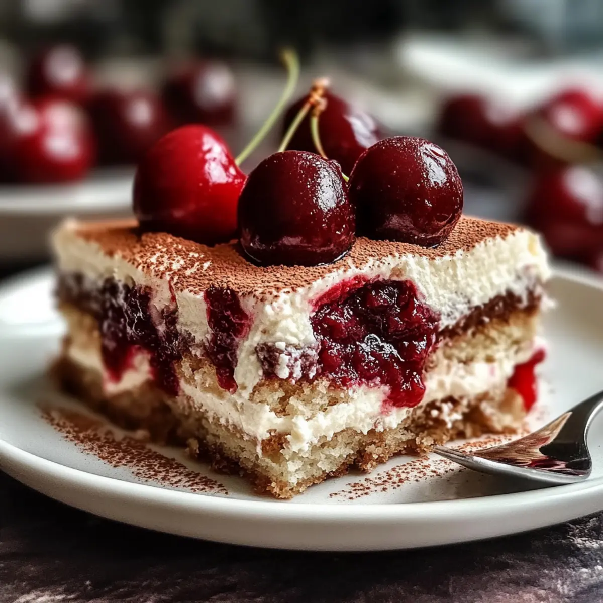 Cherry Amaretto Tiramisu: Your No-Bake Summer Bliss