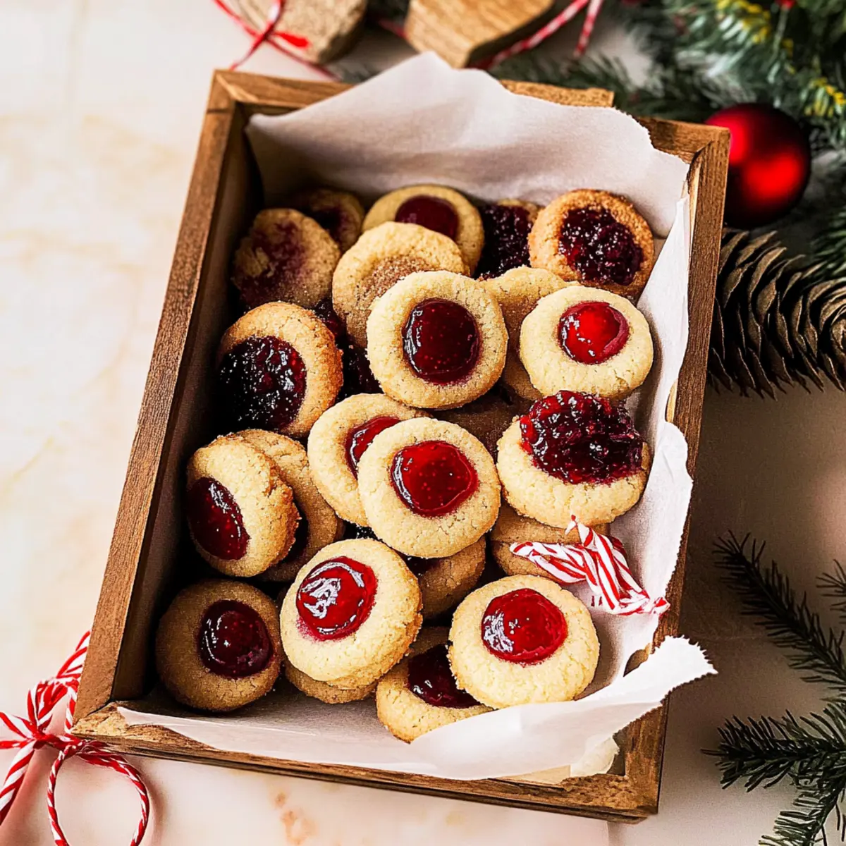 Christmas Thumbprint Cookies: Festive Flavorful Delights