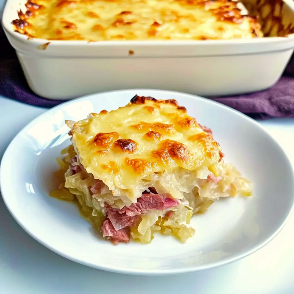 Delicious Keto Reuben Casserole for Cozy Weeknight Dinners