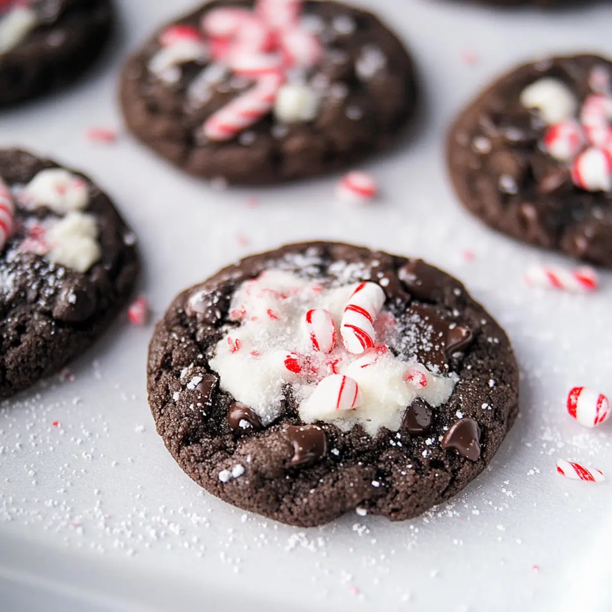 Decadent Double Chocolate Peppermint Cookies for the Holidays