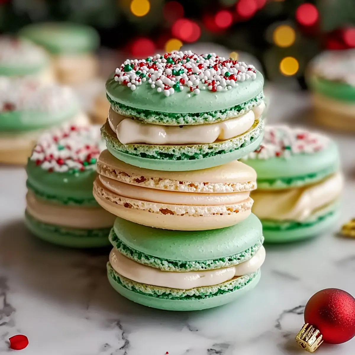 Delightful Christmas Tree Cake Macarons You’ll Love to Make