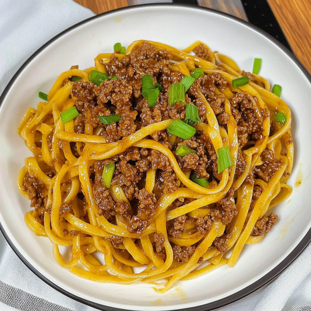 Mongolian Ground Beef Noodles: A Flavorful Weeknight Delight