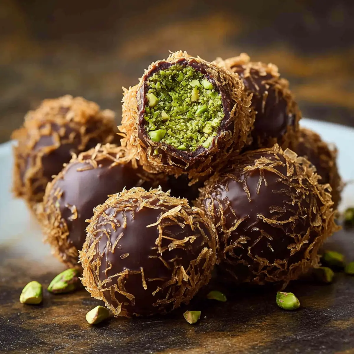 Irresistible Dubai Chocolate Balls for a Sweet Indulgence