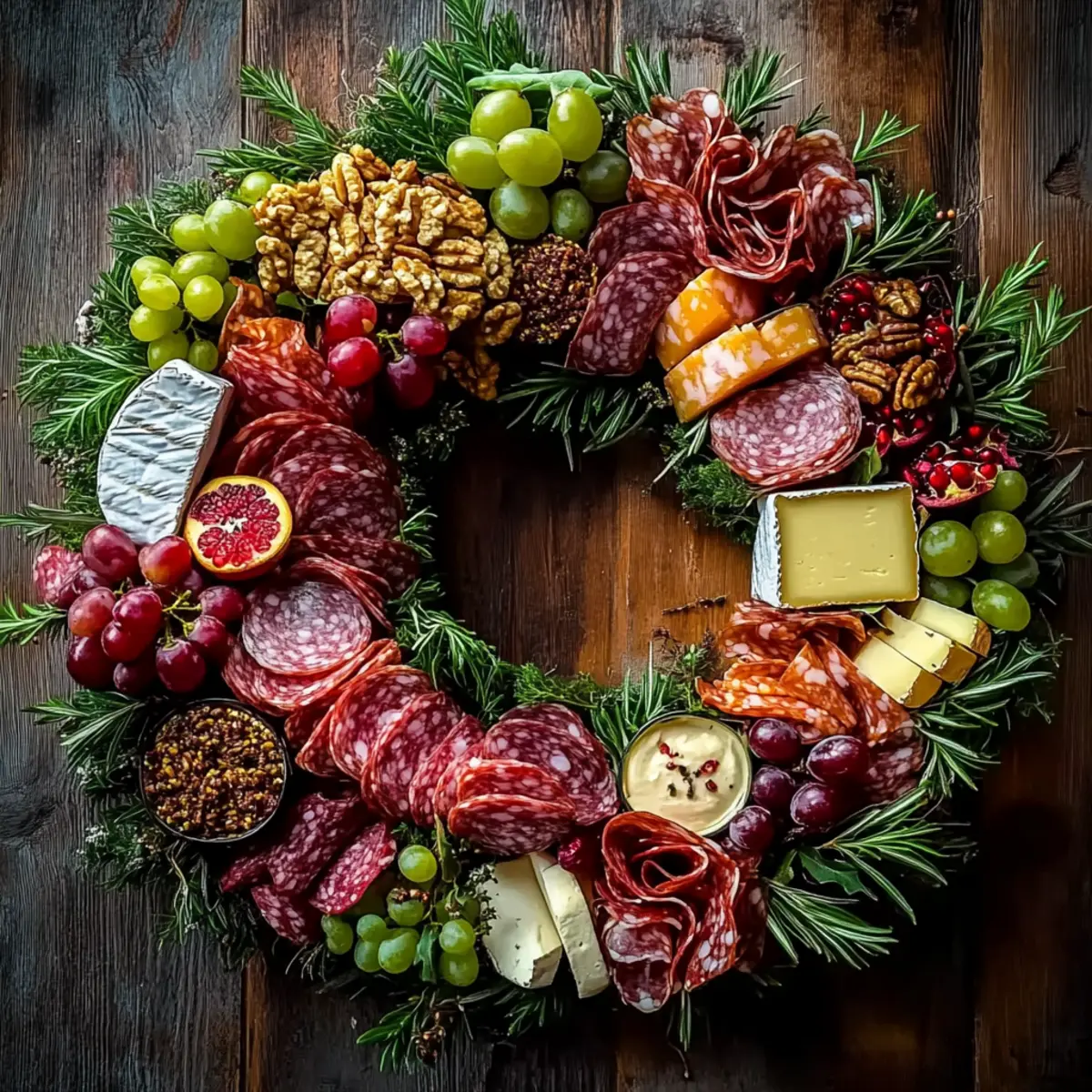 Festive Charcuterie Wreath: Your Showstopper Holiday Treat