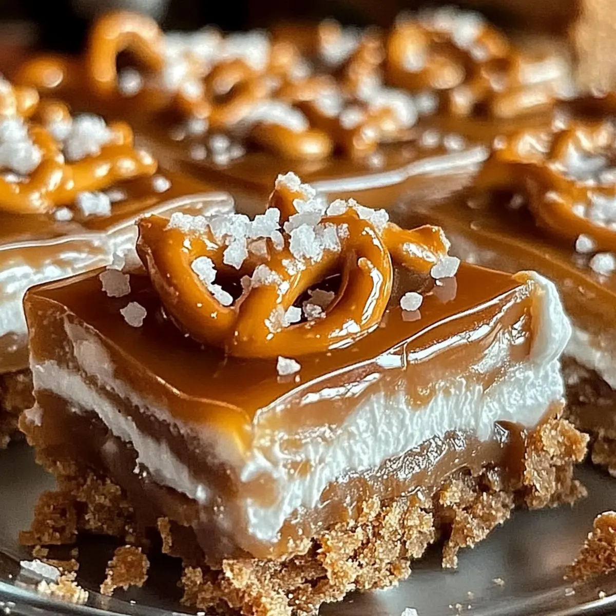 No-Bake Salted Caramel Pretzel Bars for Sweet Craving Bliss