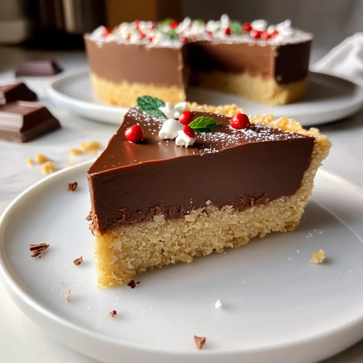 Delightful Mint Chocolate Tart: A Guilt-Free Treat!