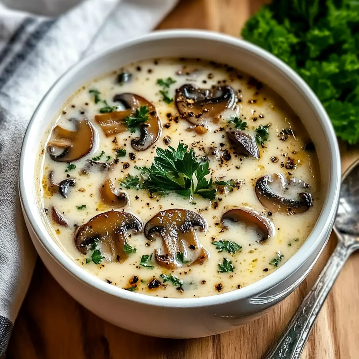 Creamy Cottage Cheese Mushroom Soup for Cozy Comfort