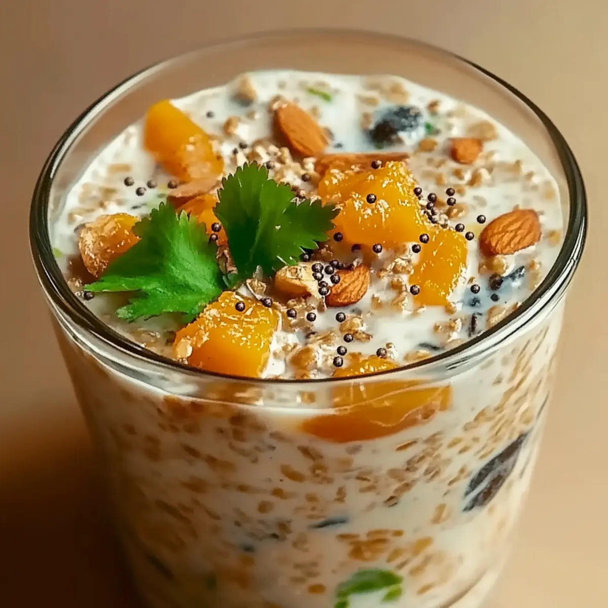 Nourishing Indian Overnight Oats for a Cozy Breakfast Boost