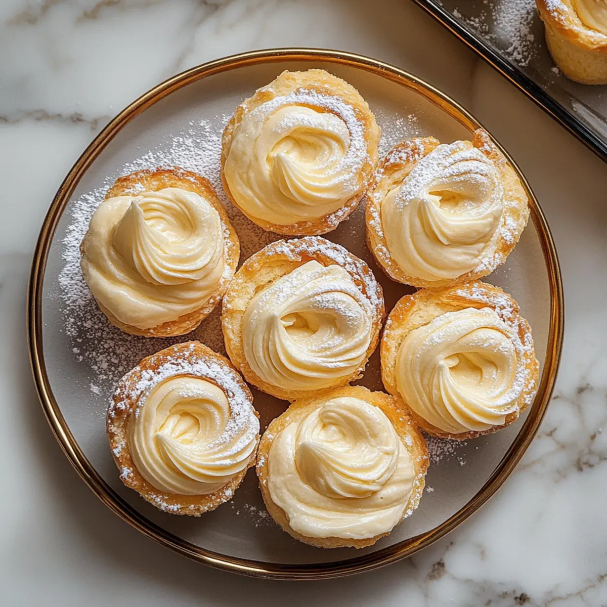 Irresistible Eggnog Cream Puffs for Festive Celebrations