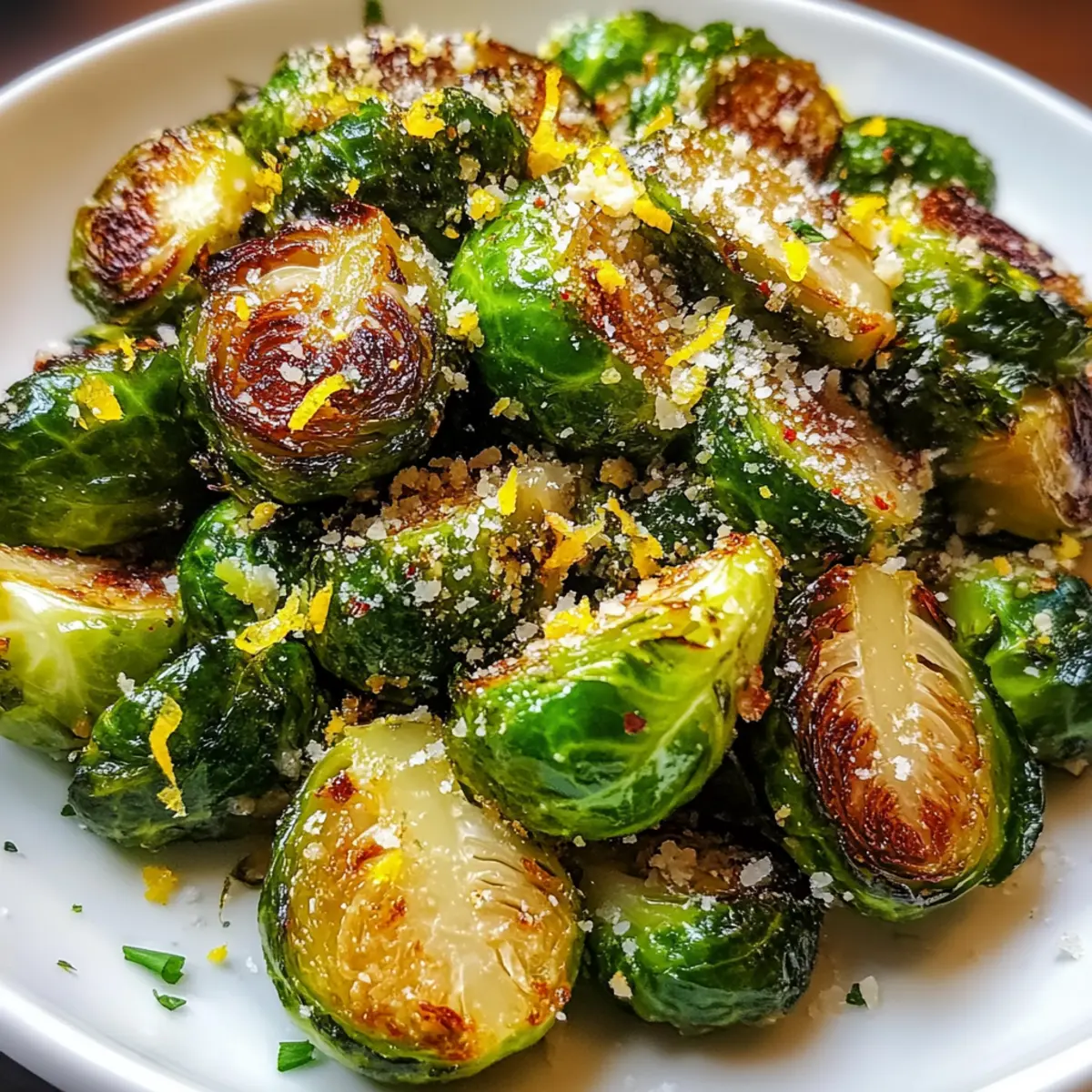 Crispy Garlic Parmesan Brussels Sprouts You’ll Want Everyday