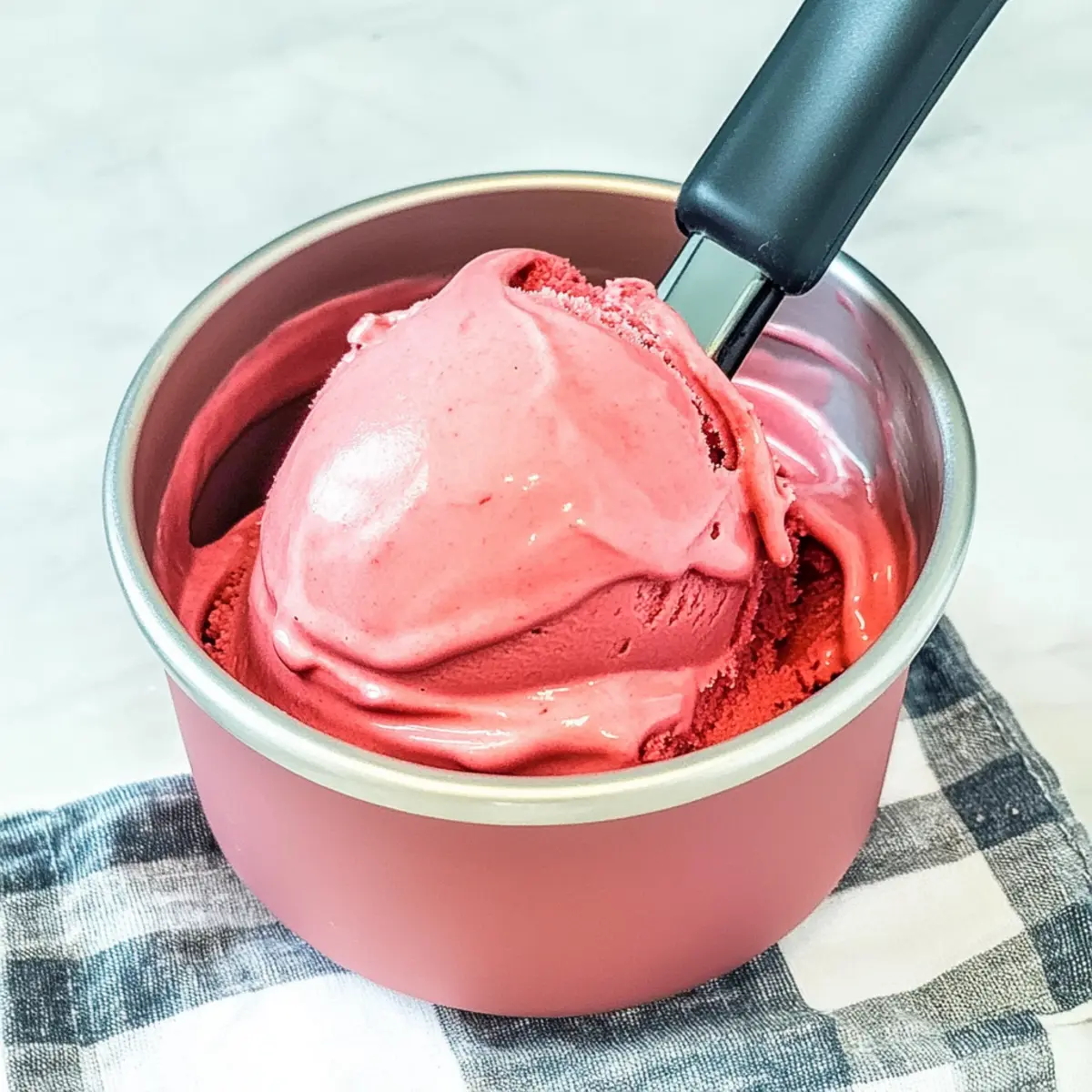 Decadent Ninja Creami Red Velvet Cake Batter Ice Cream Recipe