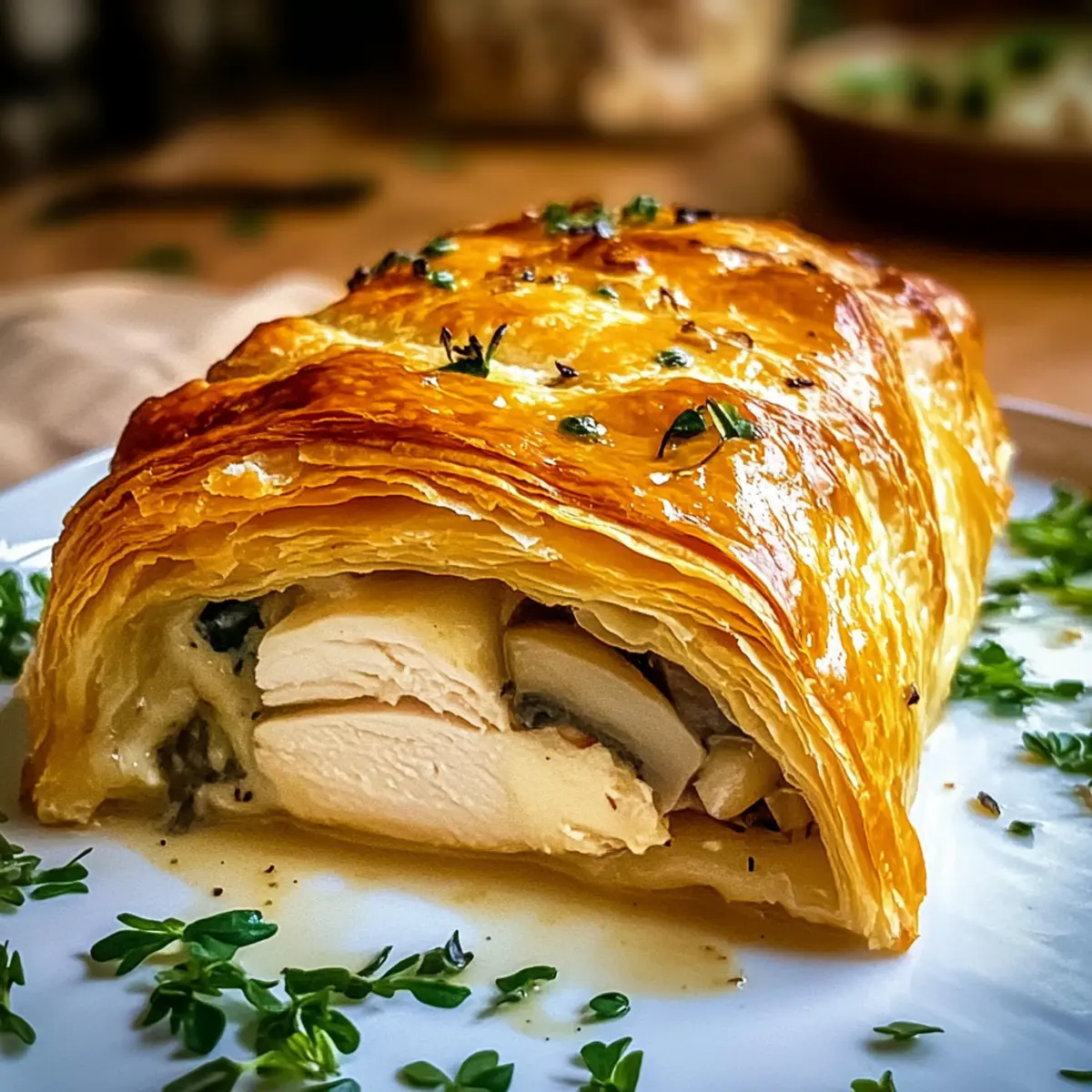 Delicious Chicken Wellington: A Cozy Gourmet Dinner Delight