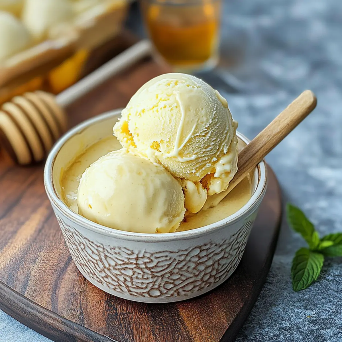Burnt Honey Ice Cream: A Luxuriously Smooth Delight