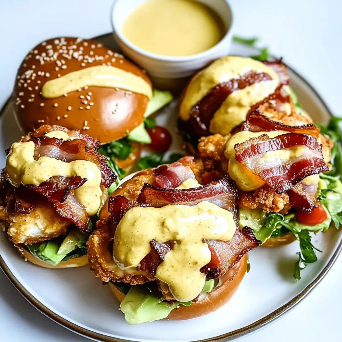 Honey Mustard BLT Chicken Sliders for Ultimate Comfort Food Bliss