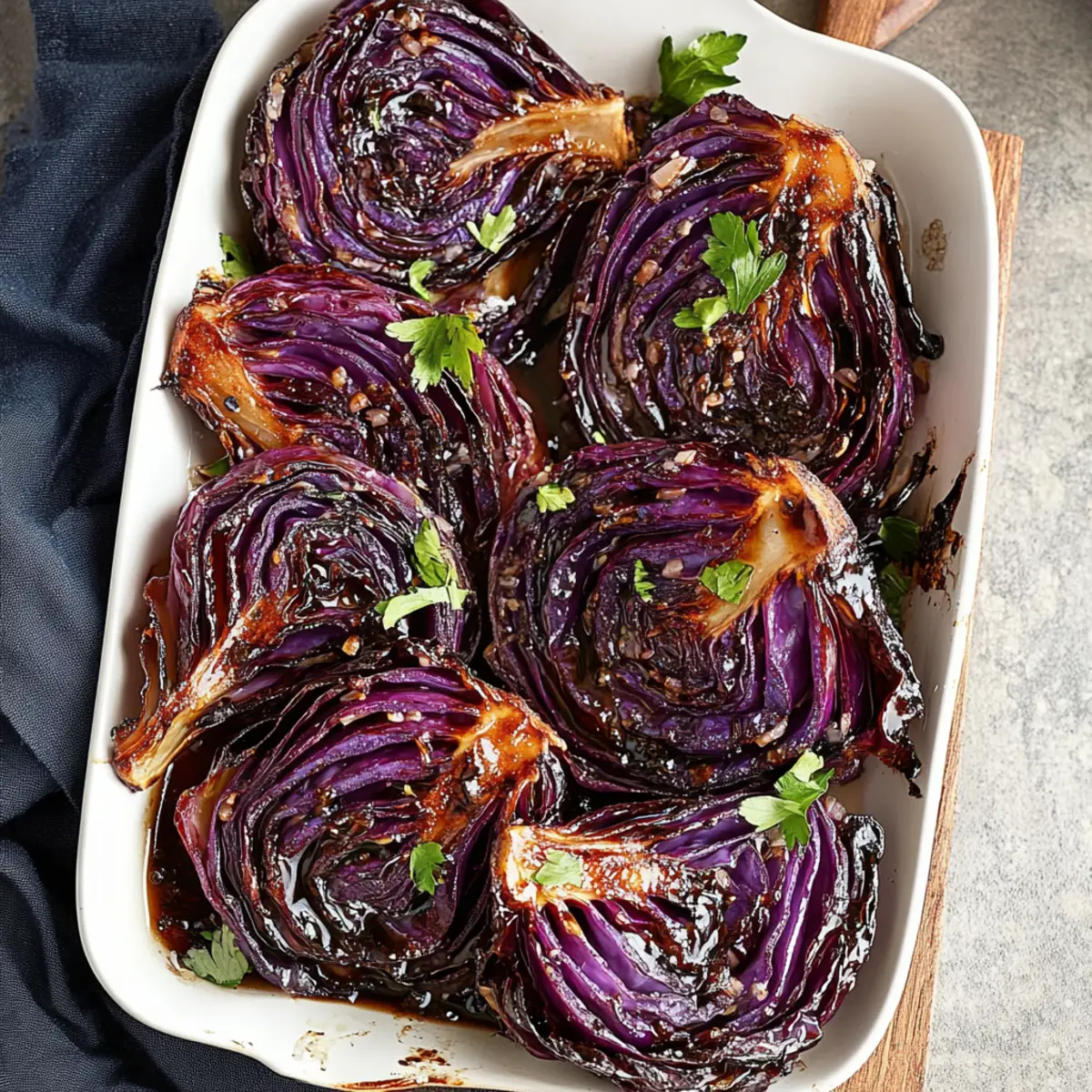 Irresistibly Sweet Roasted Balsamic Red Cabbage Recipe