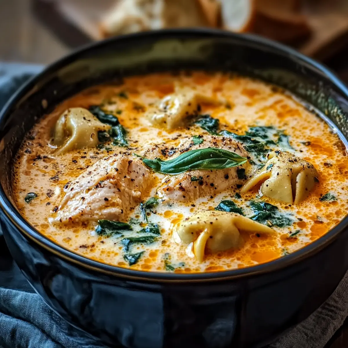 Crock Pot Creamy Chicken Parmesan Soup for Cozy Nights