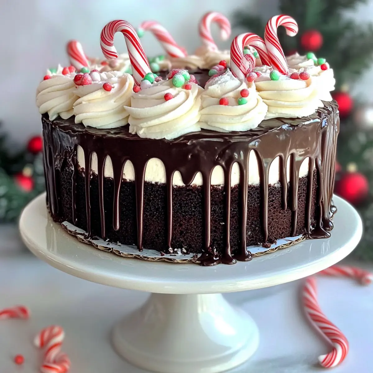 Moist Peppermint Fudge Cake to Delight Your Holidays