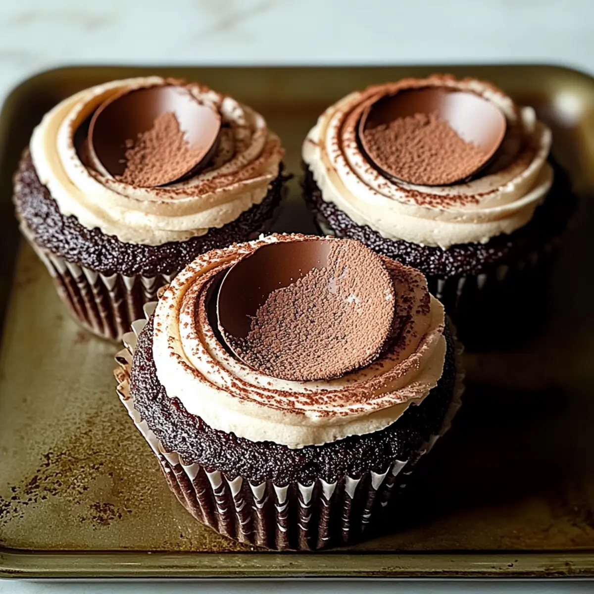 Decadent Chocolate Tiramisu Cupcakes for Sweet Indulgence