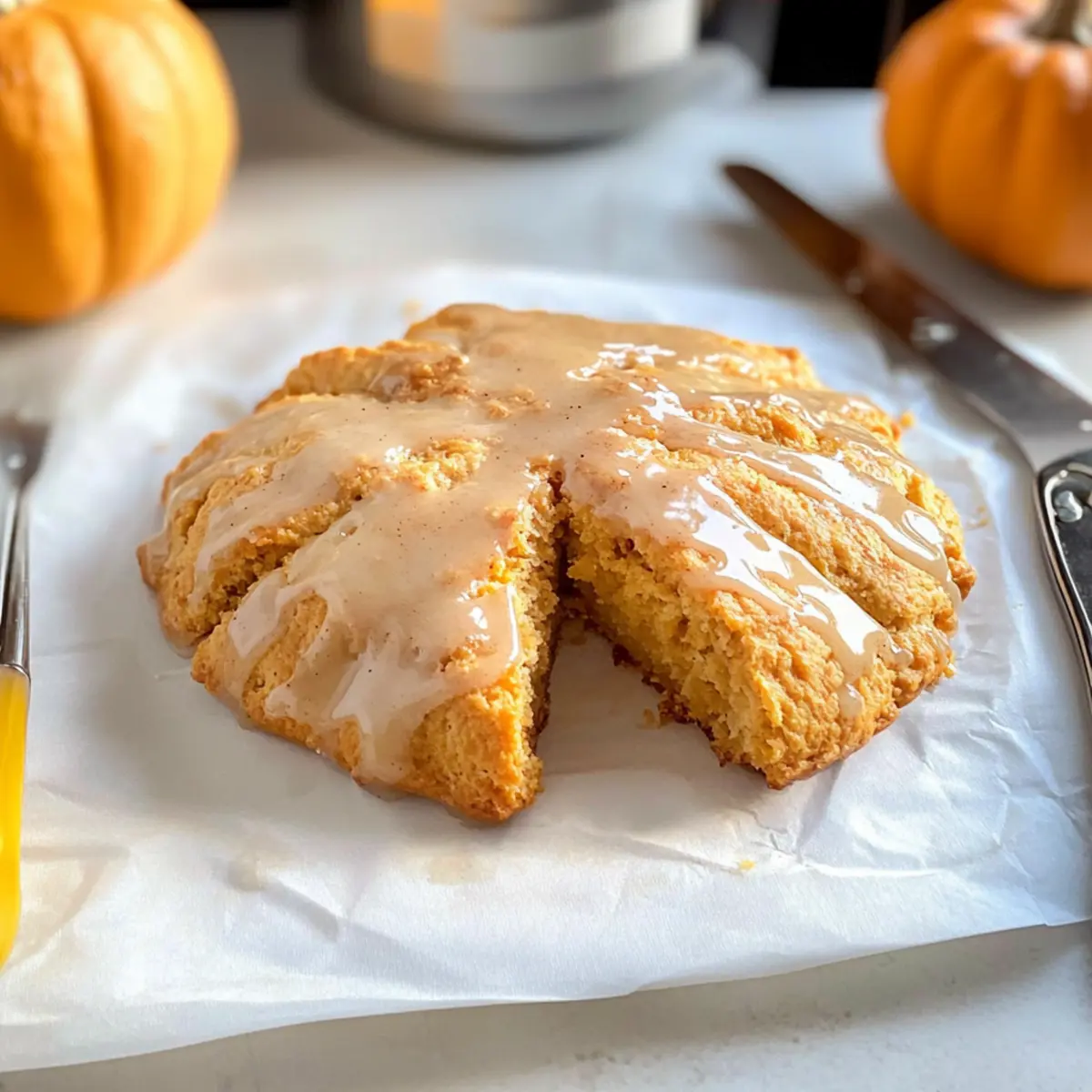 High Protein Greek Yogurt Pumpkin Scones for Cozy Mornings
