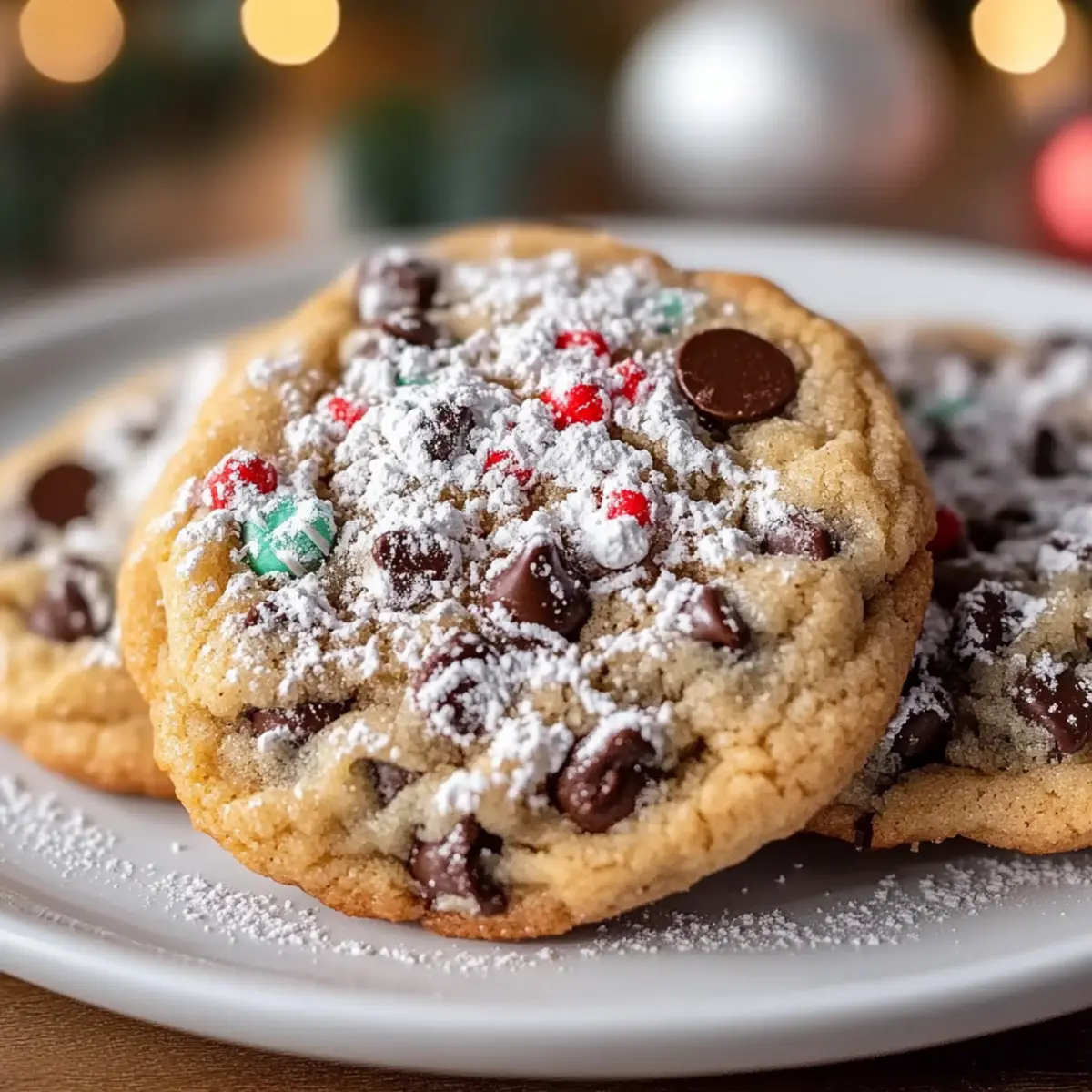 Decadent Chocolate Chip Christmas Cookies for Cozy Nights