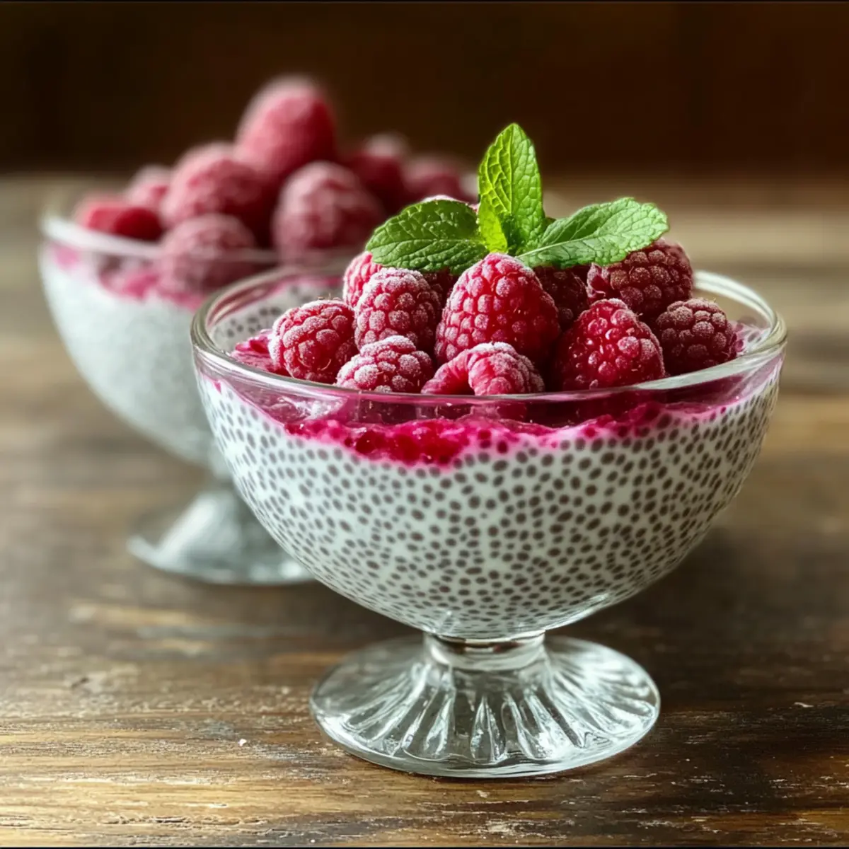Creamy Vanilla Raspberry Chia Pudding for a Healthy Boost