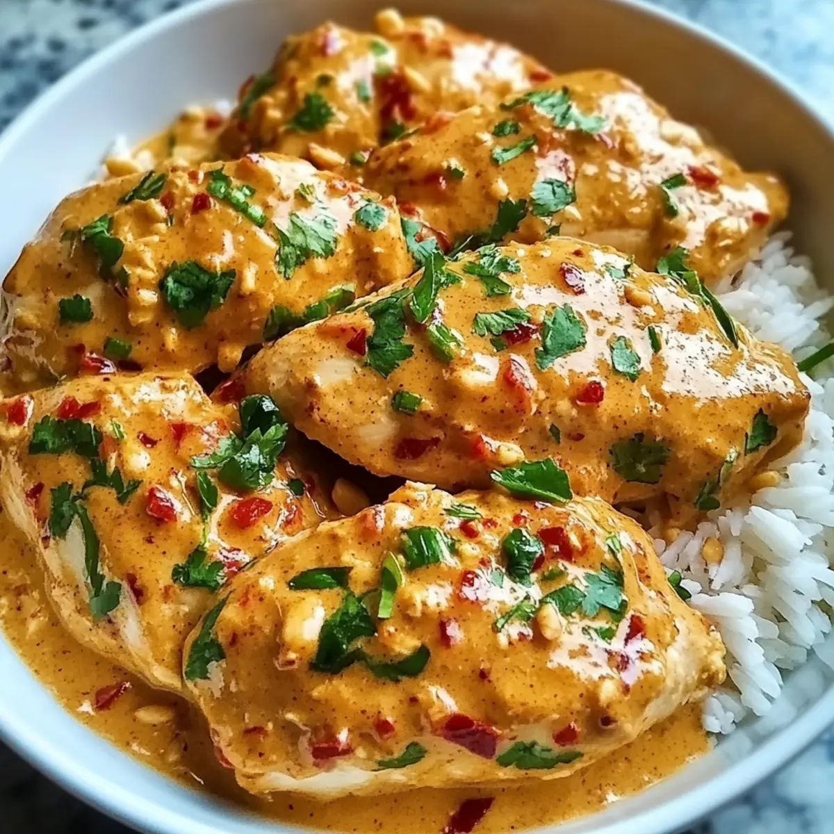 Savory Thai Peanut Chicken in Your Slow Cooker Bliss