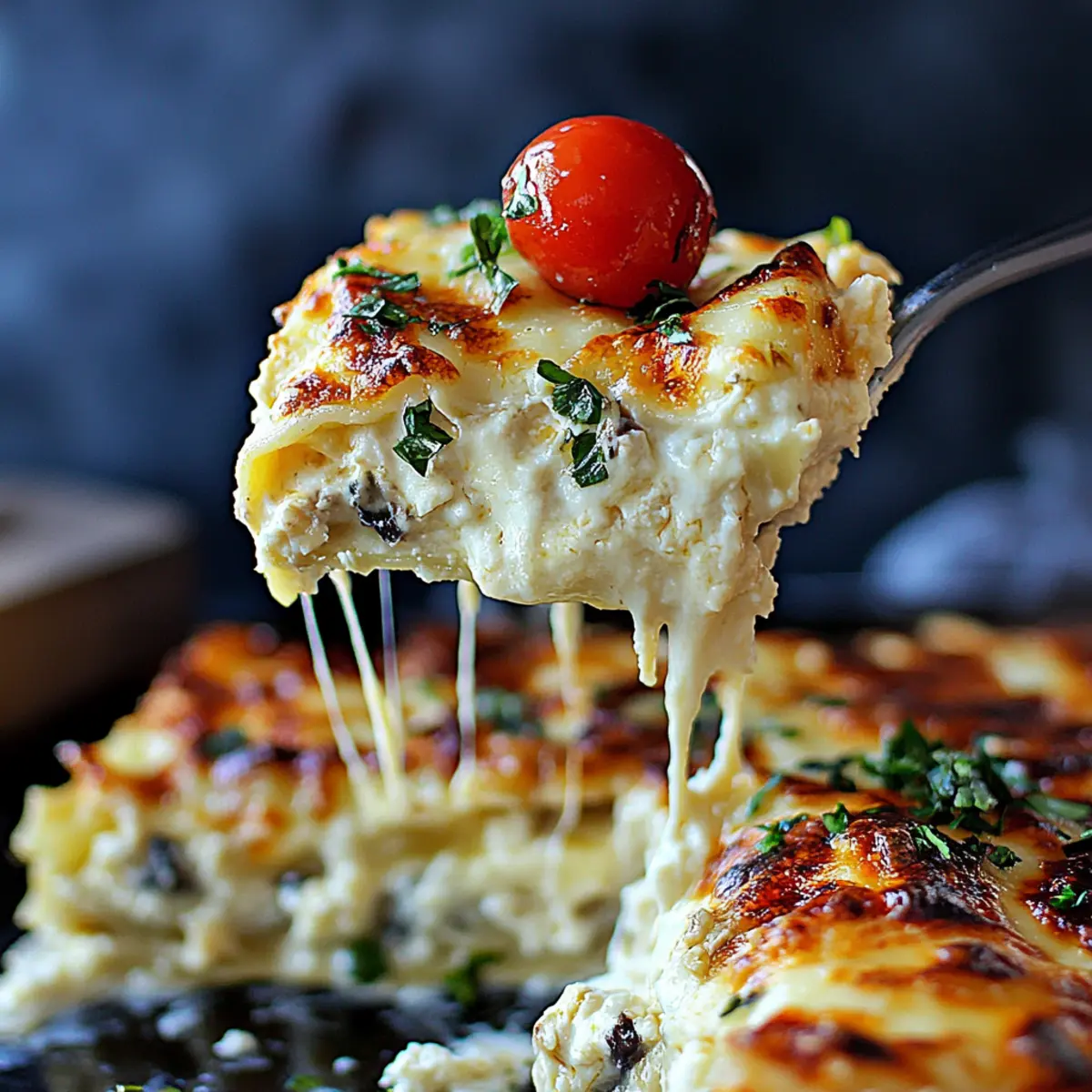 Creamy White Chicken Caprese Lasagna That Wow Guests