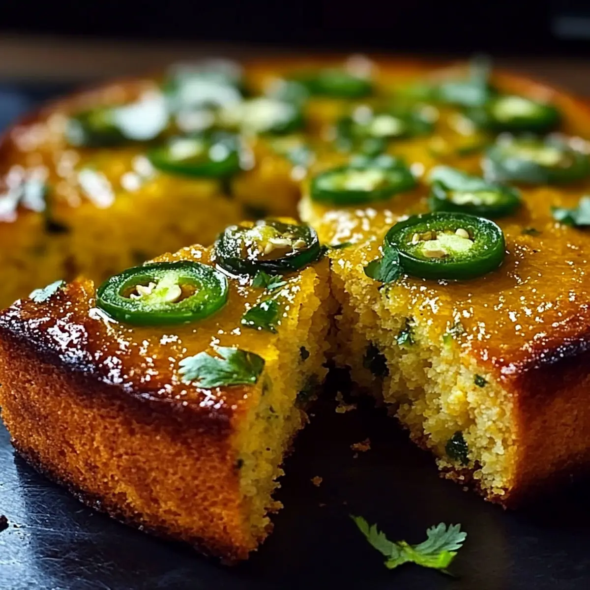 Irresistible Spicy Sweet Jalapeño Cornbread with Zesty Lime Drizzle