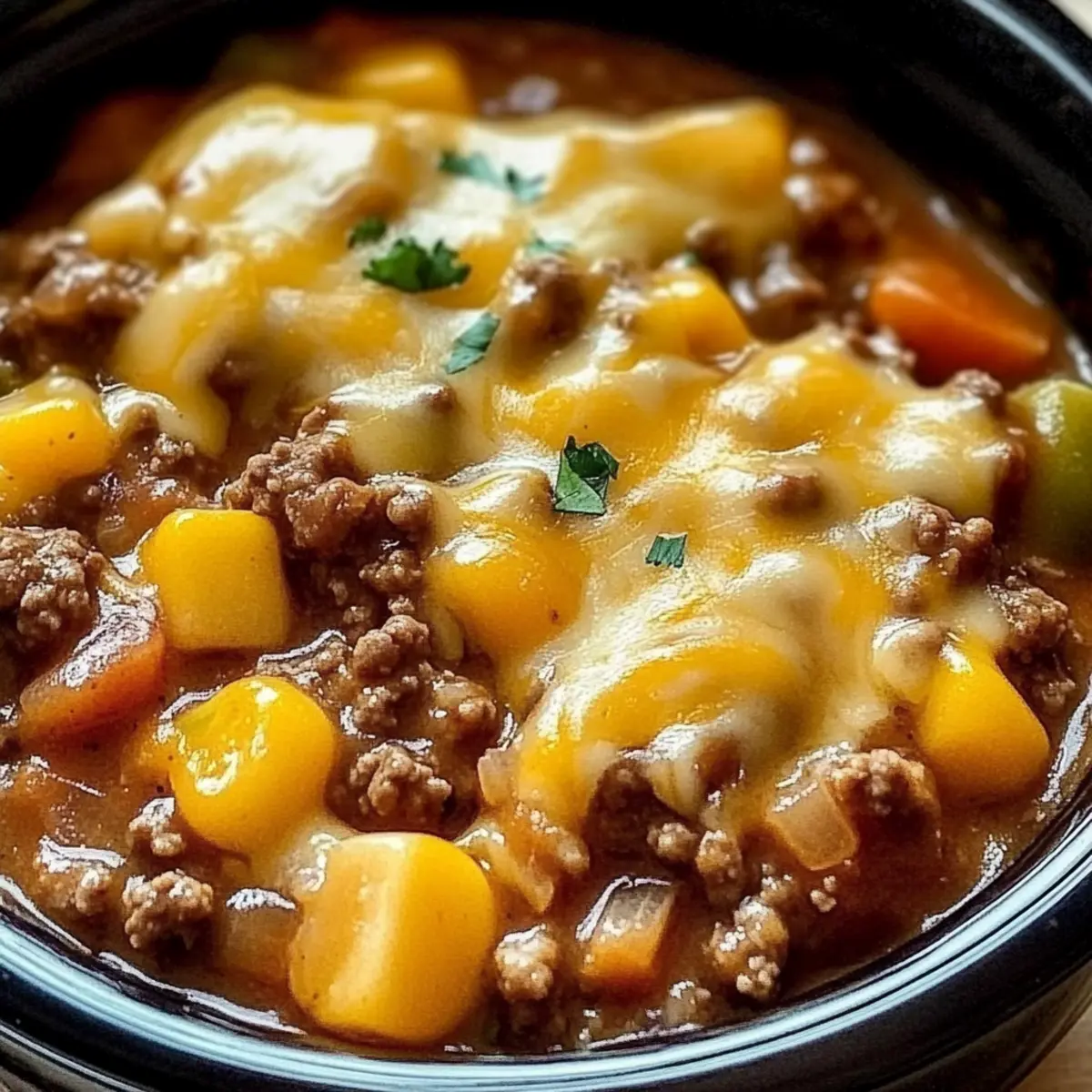Satisfy Your Cravings with Slow Cooker Cowboy Casserole