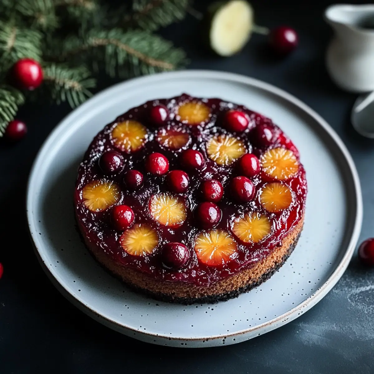 Cranberry Pineapple Upside-Down Cake That Steals the Show