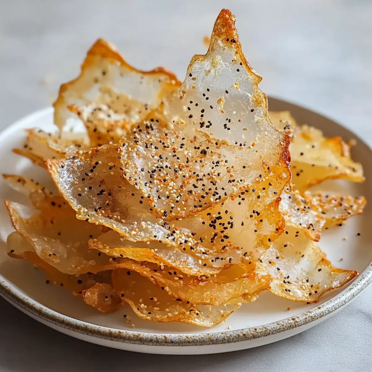 Crispy Air Fryer Rice Paper Chips for Guilt-Free Snacking