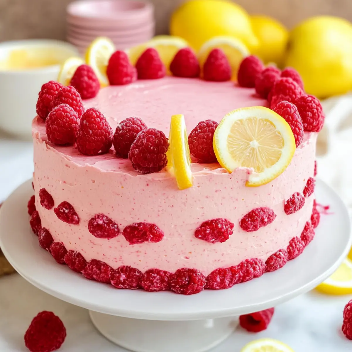 Lemon Raspberry Cake: A Refreshing Delight for Every Occasion