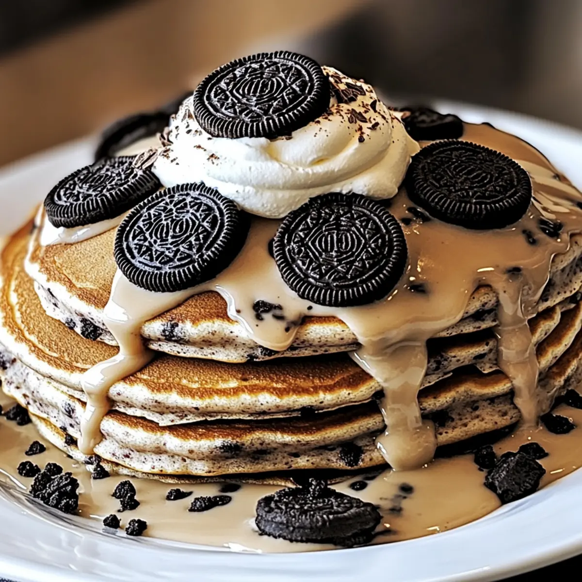 Irresistibly Fluffy Oreo Pancakes for a Sweet Start