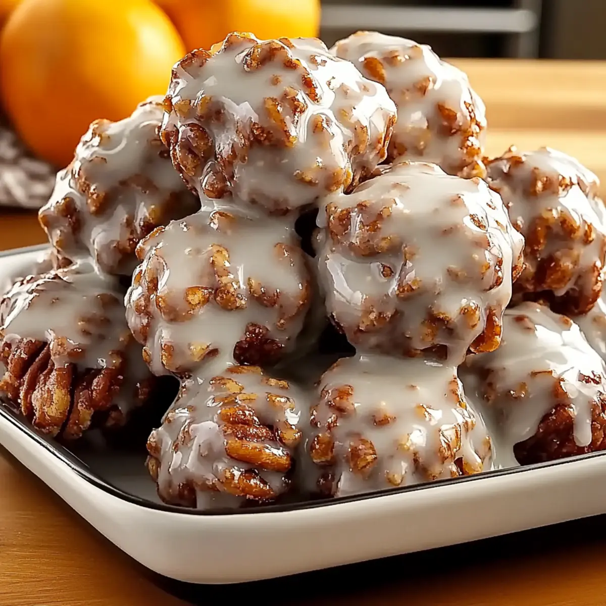 Pecan Crunch Glazed Bites: Sweet, Chewy, No-Bake Joy