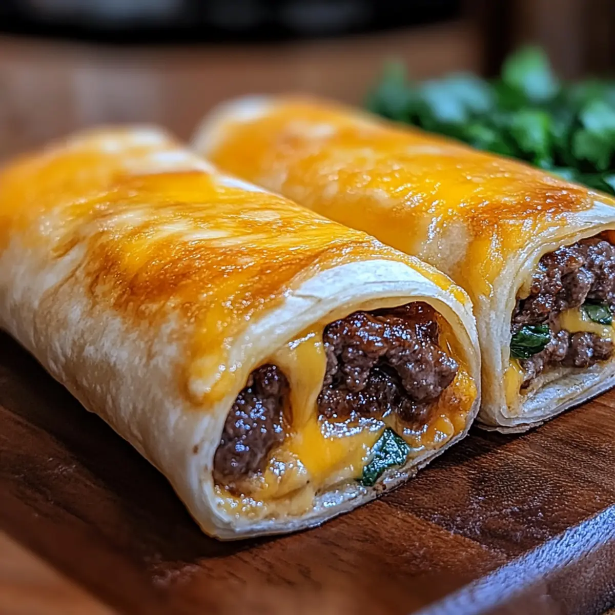 Savory Garlic Butter Beef Cheeseburger Rollups for Comfort Cravings